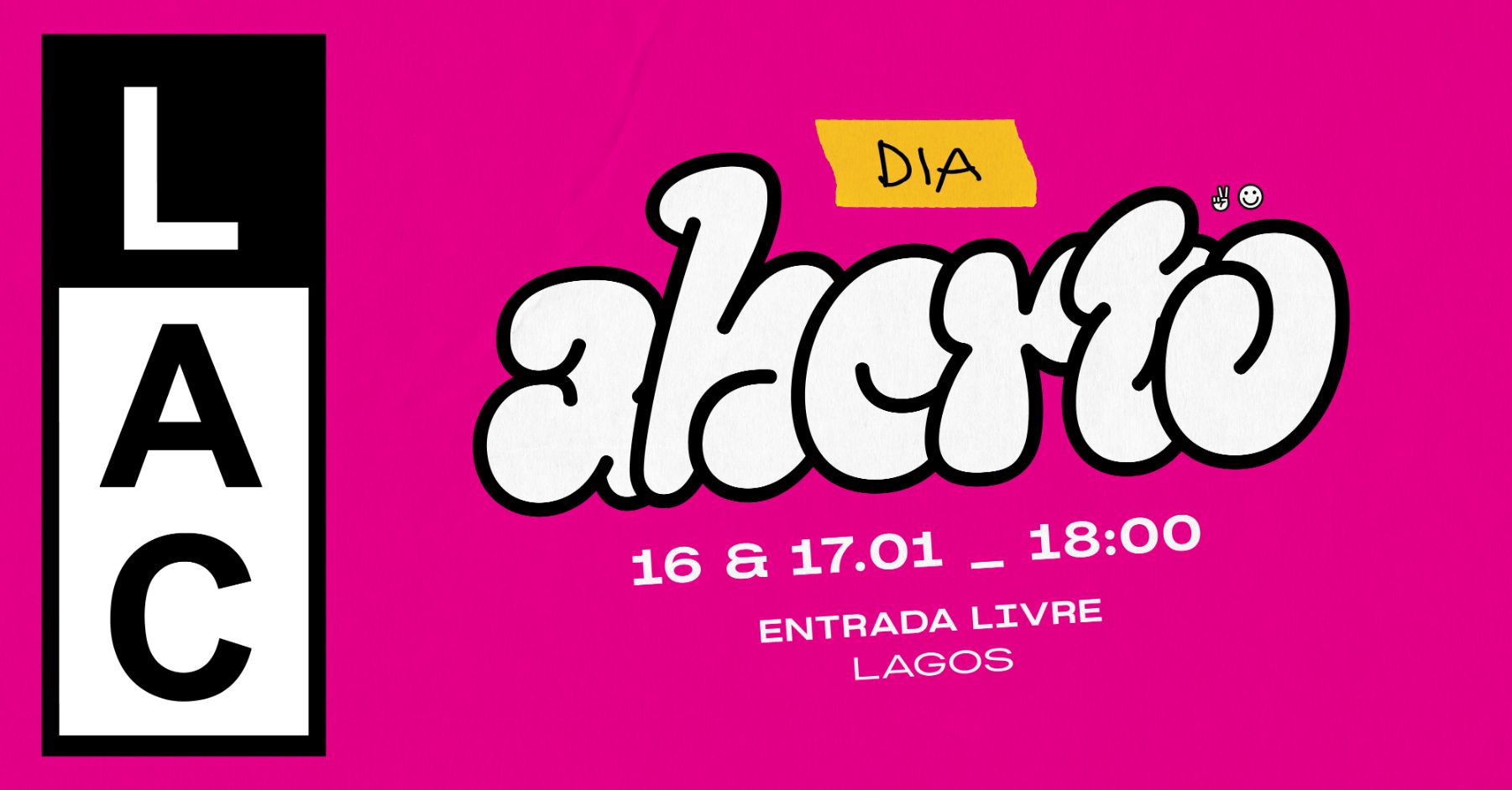 LAC Dia Aberto regressa a Lagos para a sua 23.ª edição nos dias 16 e 17 de janeiro