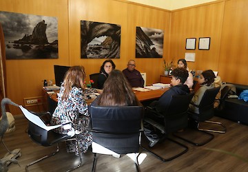 Presidente da Câmara de Vila do Bispo  ouve preocupações dos alunos