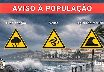 Aviso à população – 6, 7 e 8 de Fevereiro - Prolongamento das condições adversas