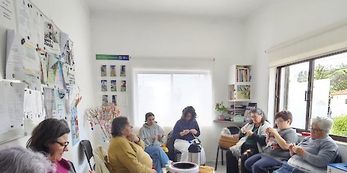 Clube de Crochet de Budens com casa cheia