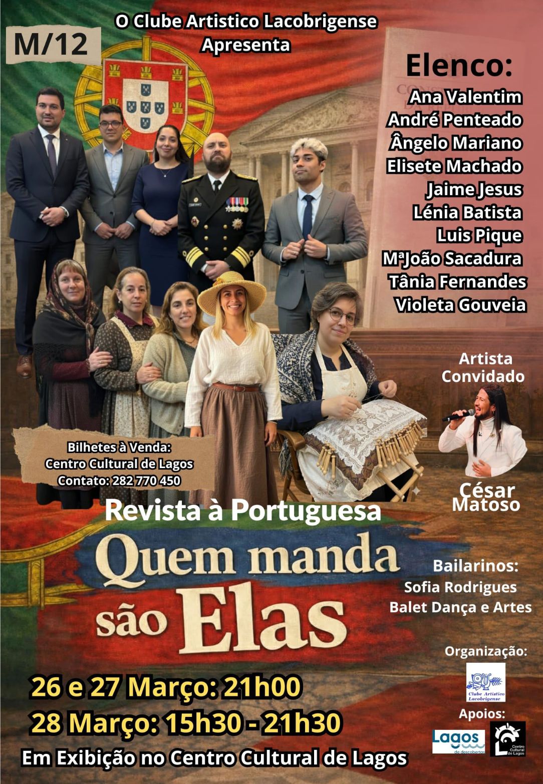 Revista "Elas é que mandam!",  do Clube Artístico Lacobrigense regressa em Março de 2026