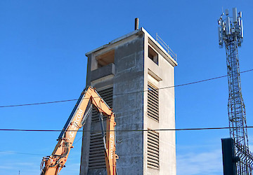 Informação da Câmara Municipal de Lagos: Trabalhos em curso no reservatório na Torraltinha