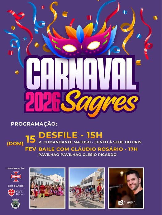 Sagres volta a celebrar o Carnaval