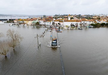 Marinha Portuguesa e Autoridade Marítima Nacional mantêm apoio imediato nas zonas com risco de cheias