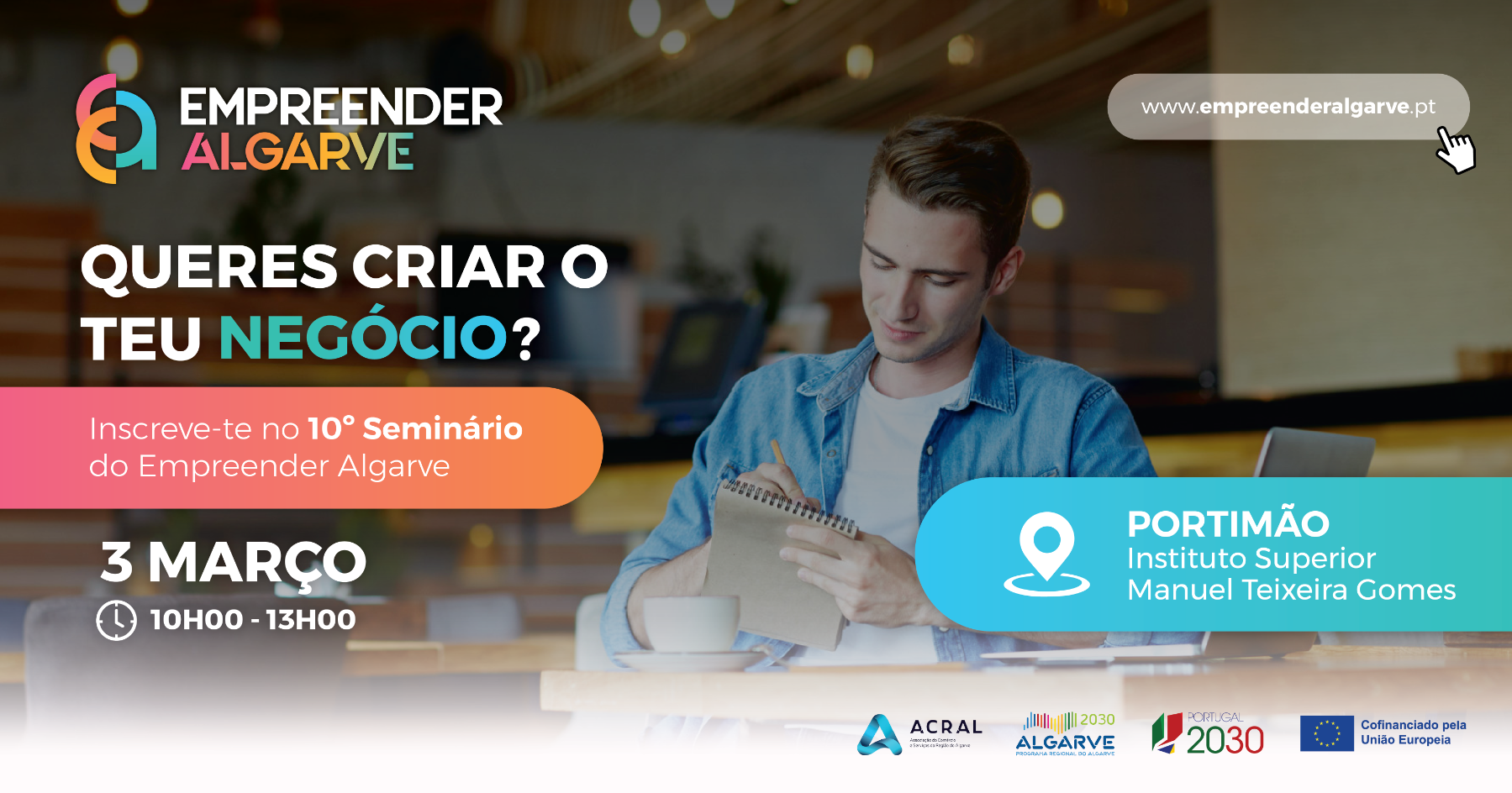 Empreender Algarve promove seminário em Portimão, no ISMAT, dedicado aos futuros empreendedores do Algarve