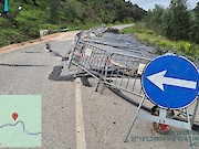 Abatimento na Estrada Regional 268 – Bordeira/Carrapateira - 1