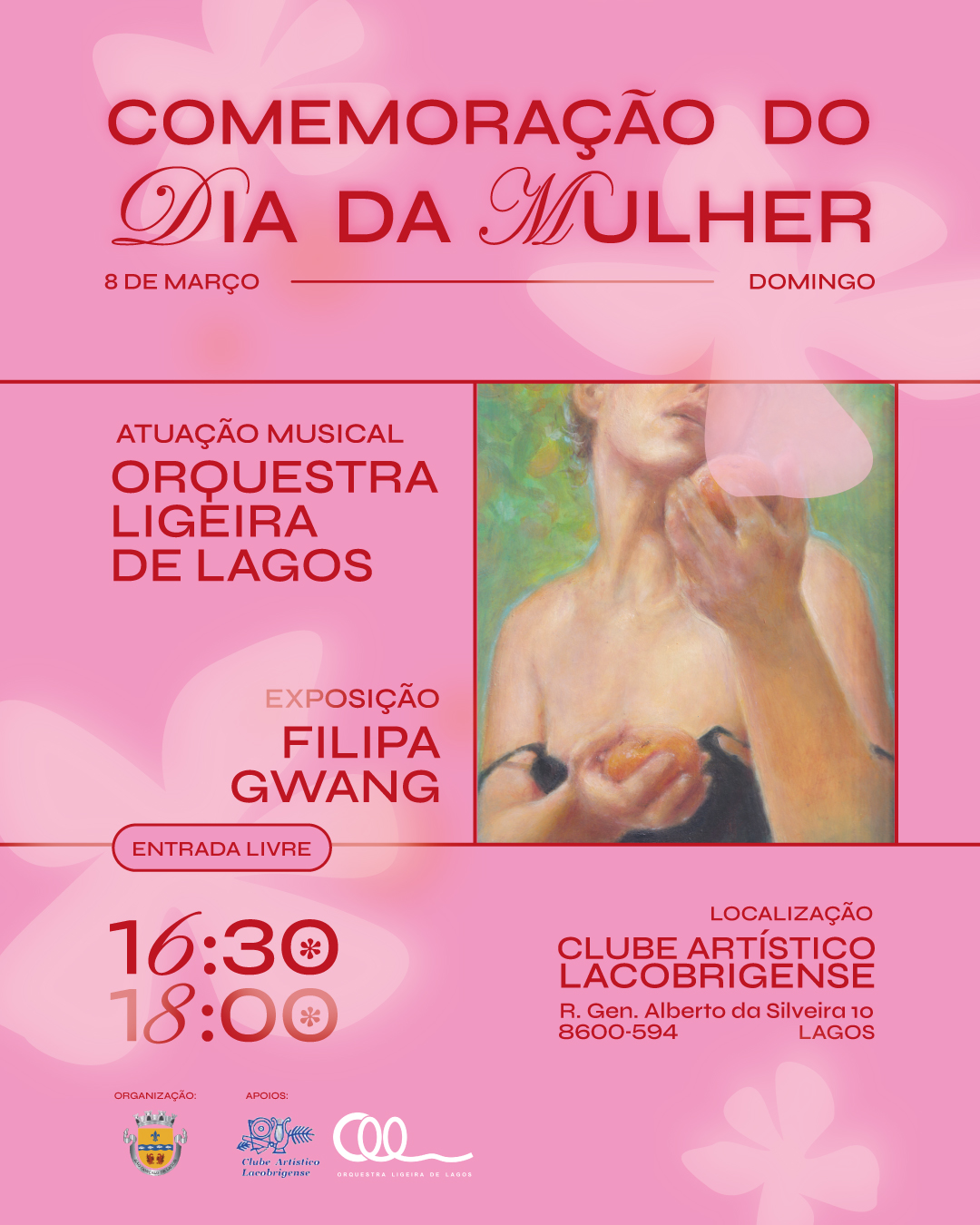 Comemoração do Dia da Mulher no Clube Artístico Lacobrigense