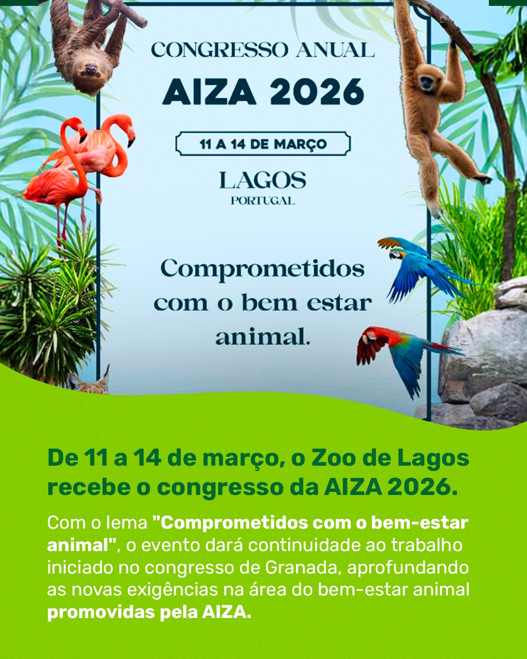 Zoo de Lagos recebe Congresso da Associação Ibérica de Zoos e Aquários 2026