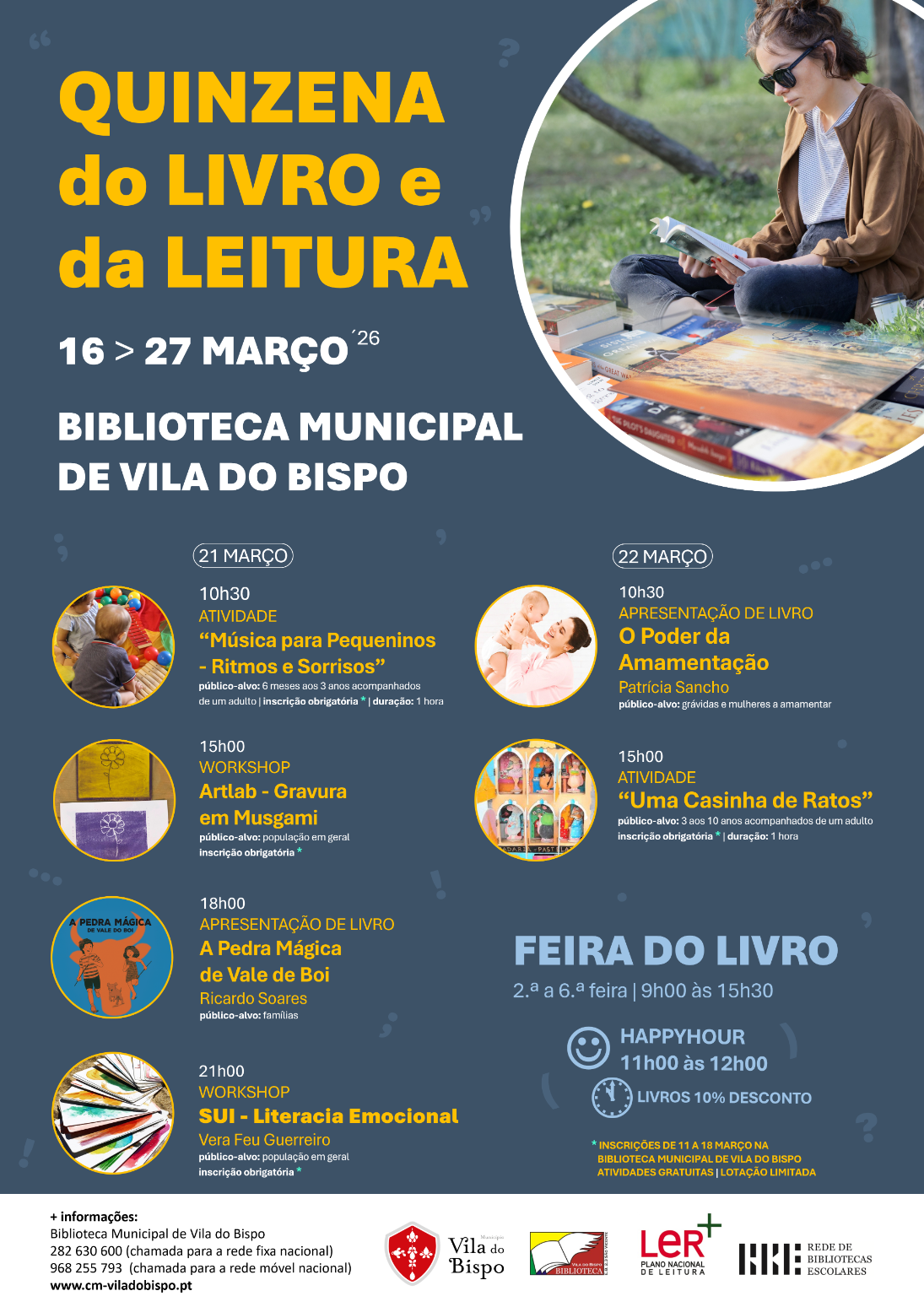 Quinzena do Livro e da Leitura promove hábitos de leitura no concelho