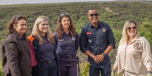 Mais de 800 árvores plantadas em acção de reflorestação na Área de Merendas do Castelejo, Vila do Bispo
