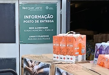 Município de Vila do Bispo entregou nais de 5 centenas de bens essenciais na Campanha Juntos Ajudamos Leiria