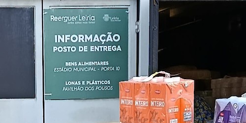 Município de Vila do Bispo entregou nais de 5 centenas de bens essenciais na Campanha Juntos Ajudamos Leiria