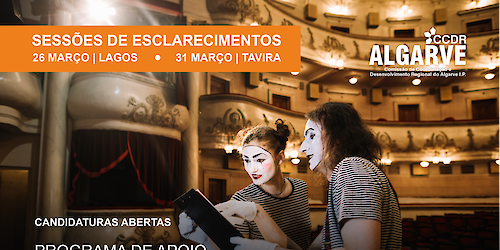 CCDR Algarve abre candidaturas ao Programa de Apoio a Iniciativas Culturais Regionais de Carácter Não Profissional