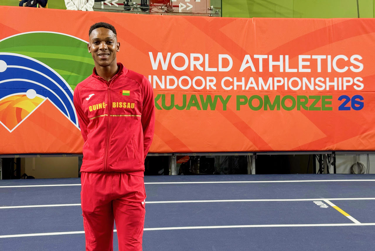 HISTÓRICO: Algarvio e Luso-guineense Usumane Djumo leva a Guiné-Bissau de volta aos Mundiais de Atletismo de Pista Curta
