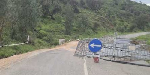 Vereadores do PS da Câmara de Aljezur preocupados com o Abatimento na Estrada Regional 268 (Bordeira- Carrapateira)