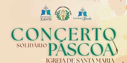 Concerto de Páscoa Solidário 2026 da Banda da Sociedade Filarmónica Lacobrigense 1º de Maio, , na Igreja de Santa Maria, em Lagos