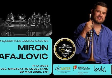 Bilhetes para concerto de Miron Rafajlovic & Orquestra de Jazz do Algarve quase esgotados – levantamento prévio obrigatório