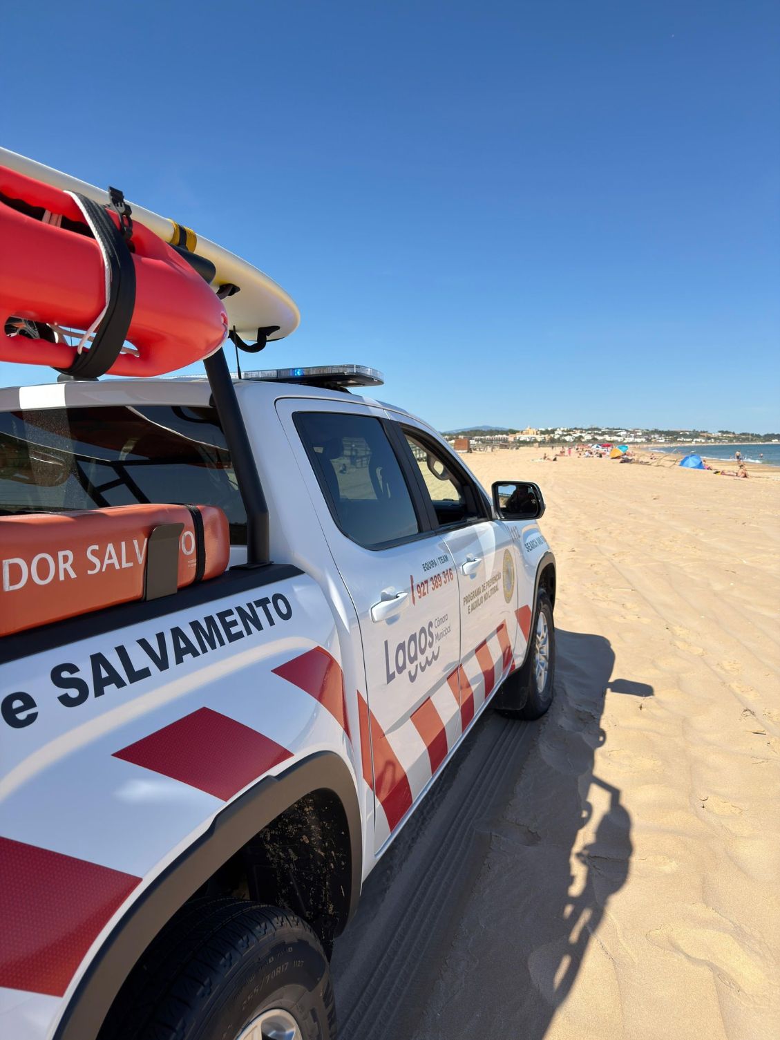 Equipa do Programa de Prevenção e Auxílio no Litoral de Lagos resgatou 2 crianças na Praia da Luz no Domingo de Páscoa