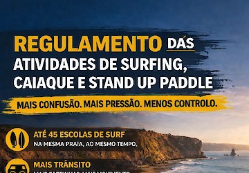 Vereadores do PS, na Câmara de Aljezur, manifestam preocupação e votam contra o Regulamento das Atividades de Surfing, Caiaque e Stand Up Paddle