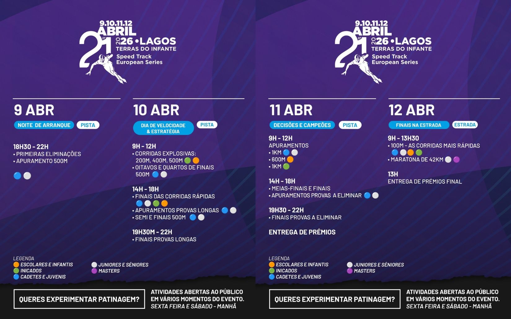 1.º Torneio Internacional “Terras do Infante – Lagos dos Descobrimentos” 9 a 12 de abril