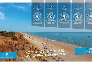 AP Hotels & Resorts distinguido com múltiplas nomeações nos World Travel Awards 2026
