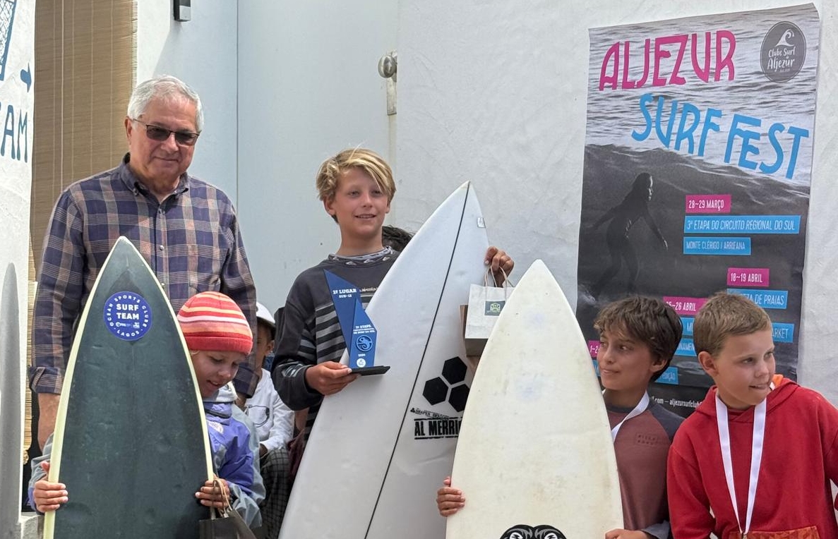 Aljezur Surf Fest 2026 recebeu a 3ª etapa do Circuito Regional do Sul