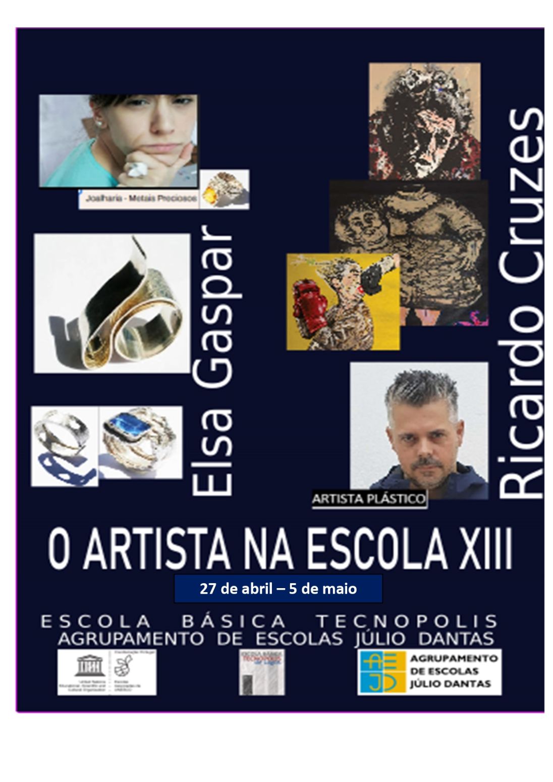 “O Artista na Escola XIII”- actividade no Auditório Profª Graça Cabrita - Escola Básica Tecnopolis de Lagos