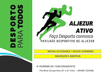 Novas Actividades Desportivas no Complexo Desportivo de Aljezur