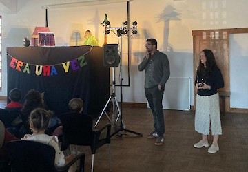 Espetáculo de marionetas “A História da Carochinha” levou cultura ao pré-escolar