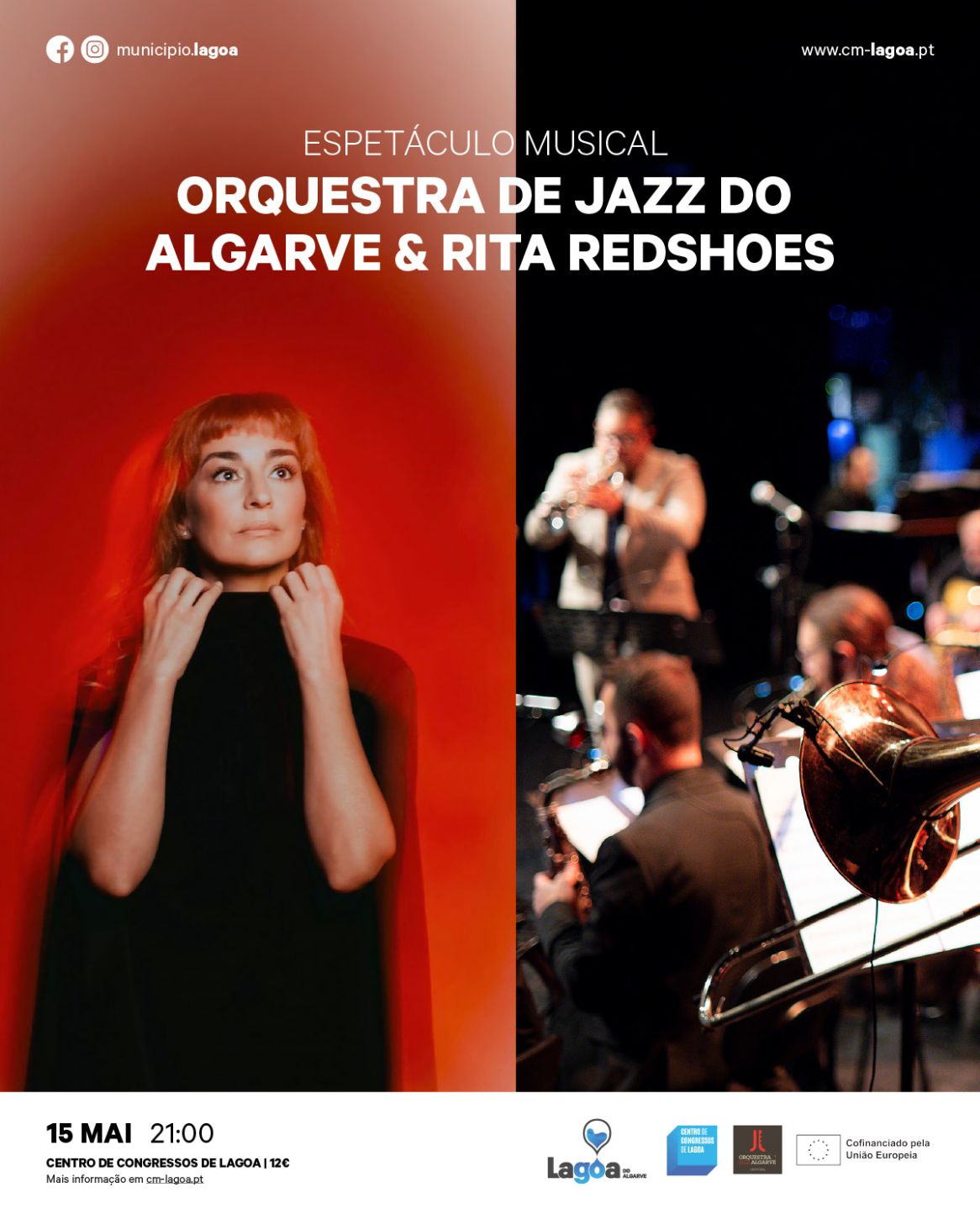 Orquestra de Jazz do Algarve e Rita RedShoes inauguram renovado Centro de Congressos de Lagoa