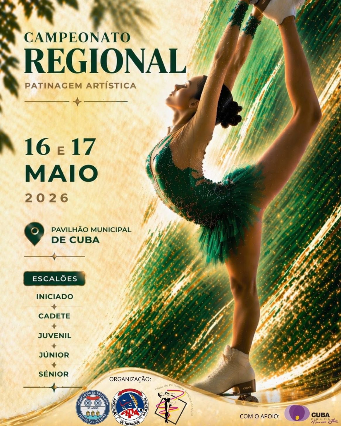 Roller Lagos presente no Campeonato Regional de Patinagem Artística