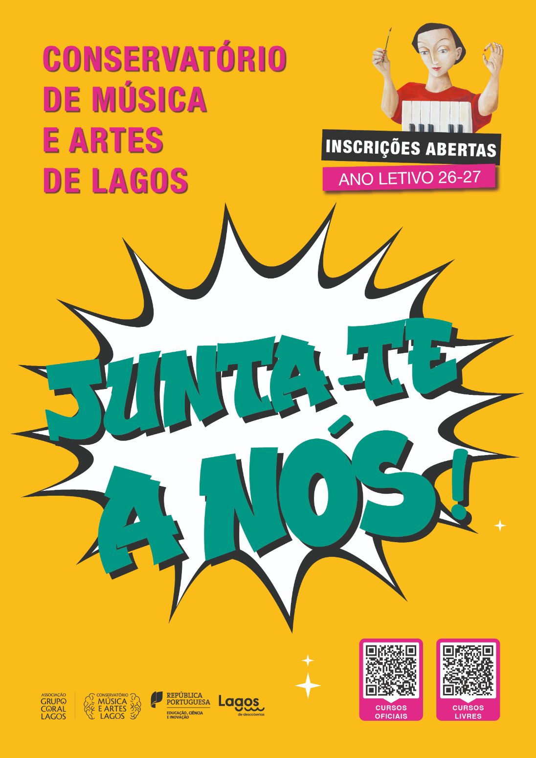 Conservatório de Música e Artes de Lagos abre pré-inscrições para novos alunos