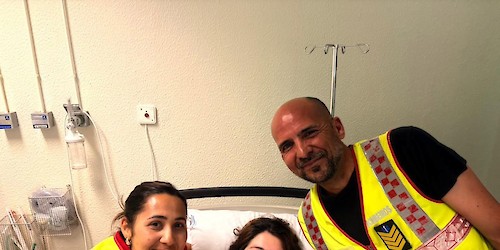 Parto em ambulância dos Bombeiros de Lagos