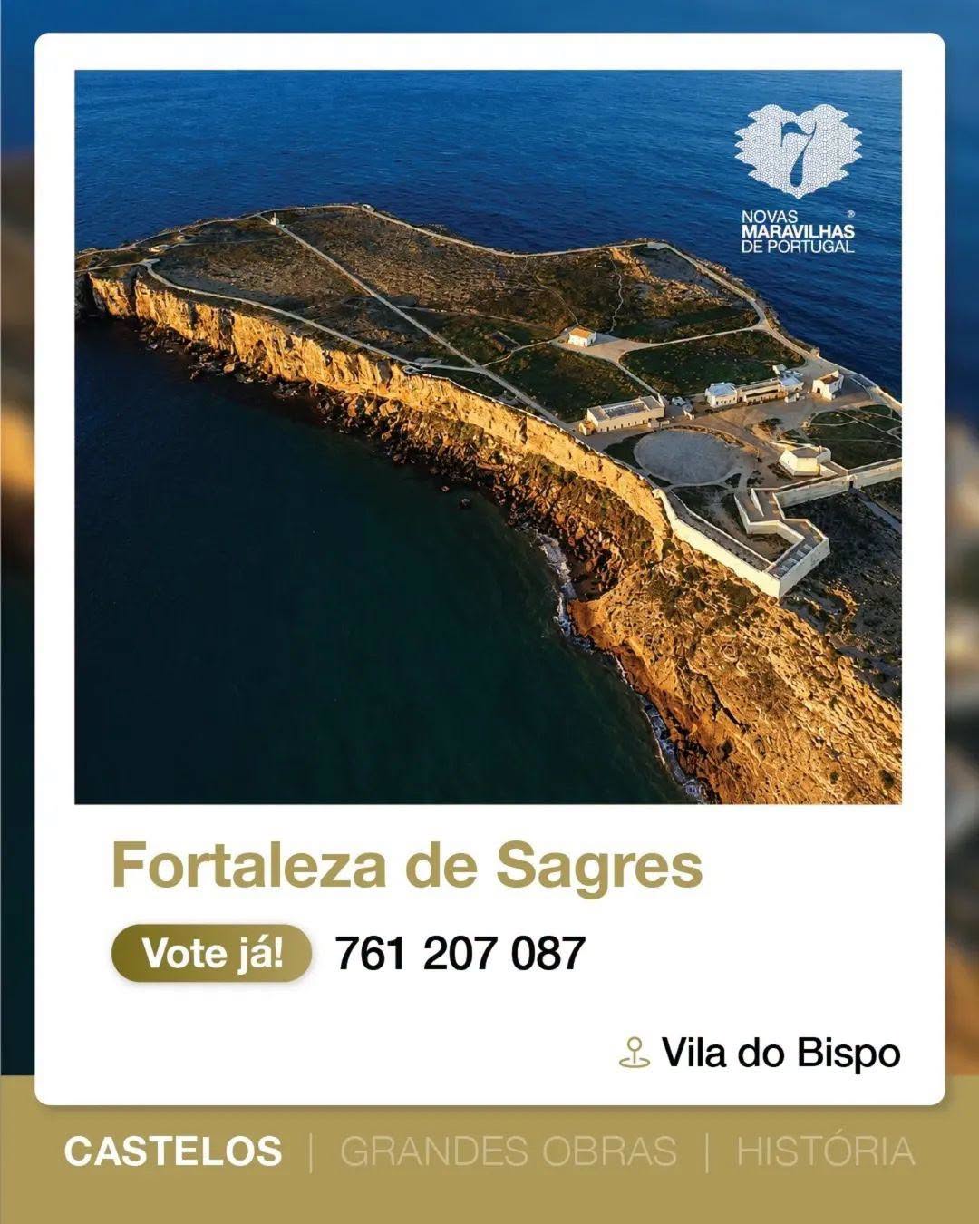 7 Novas Maravilhas de Portugal – Vote na Fortaleza de Sagres