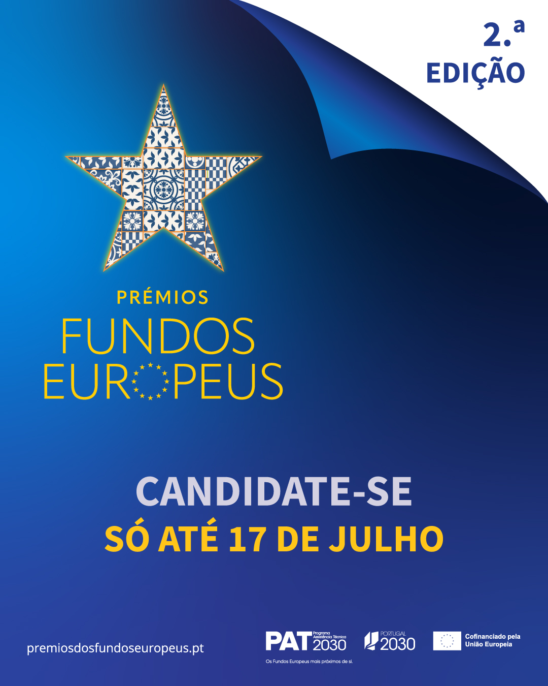 Prémio dos Fundos Europeus: candidaturas decorrem até 17 de julho e distinguem os melhores projetos apoiados pela União Europeia
