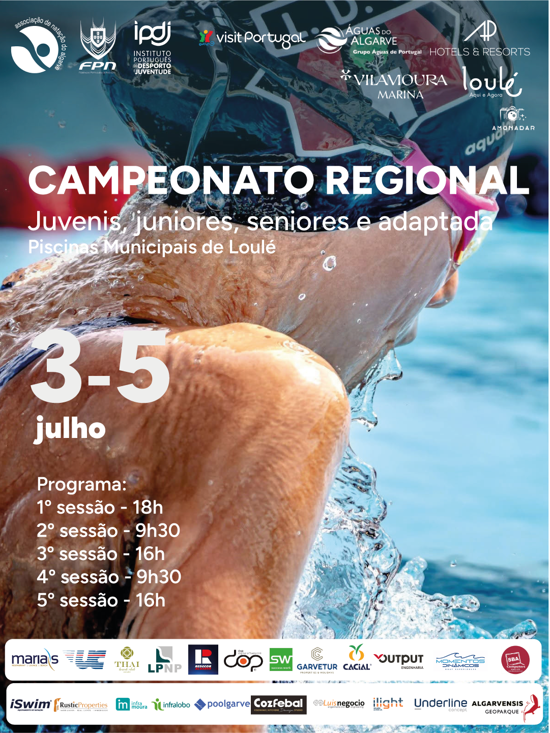 Campeonato Regional de Infantis coroou os melhores jovens nadadores do Algarve e abriu caminho para os Absolutos