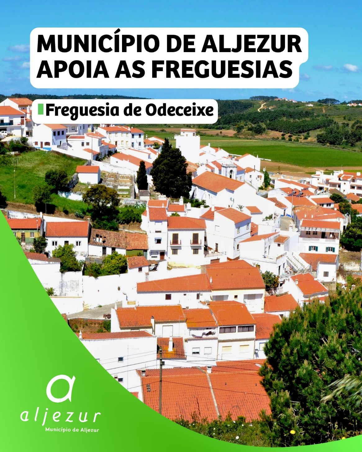 Município de Aljezur apoia a Freguesia de Odeceixe