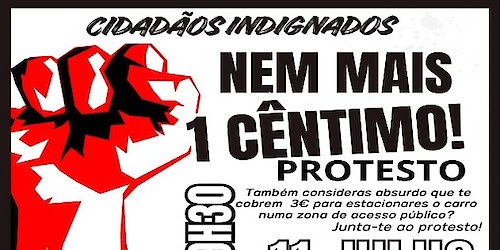 Cidadãos Indignados num novo Protesto público contra a cobrança ilegal no acesso à Praia dos 3 Irmãos, em Alvor