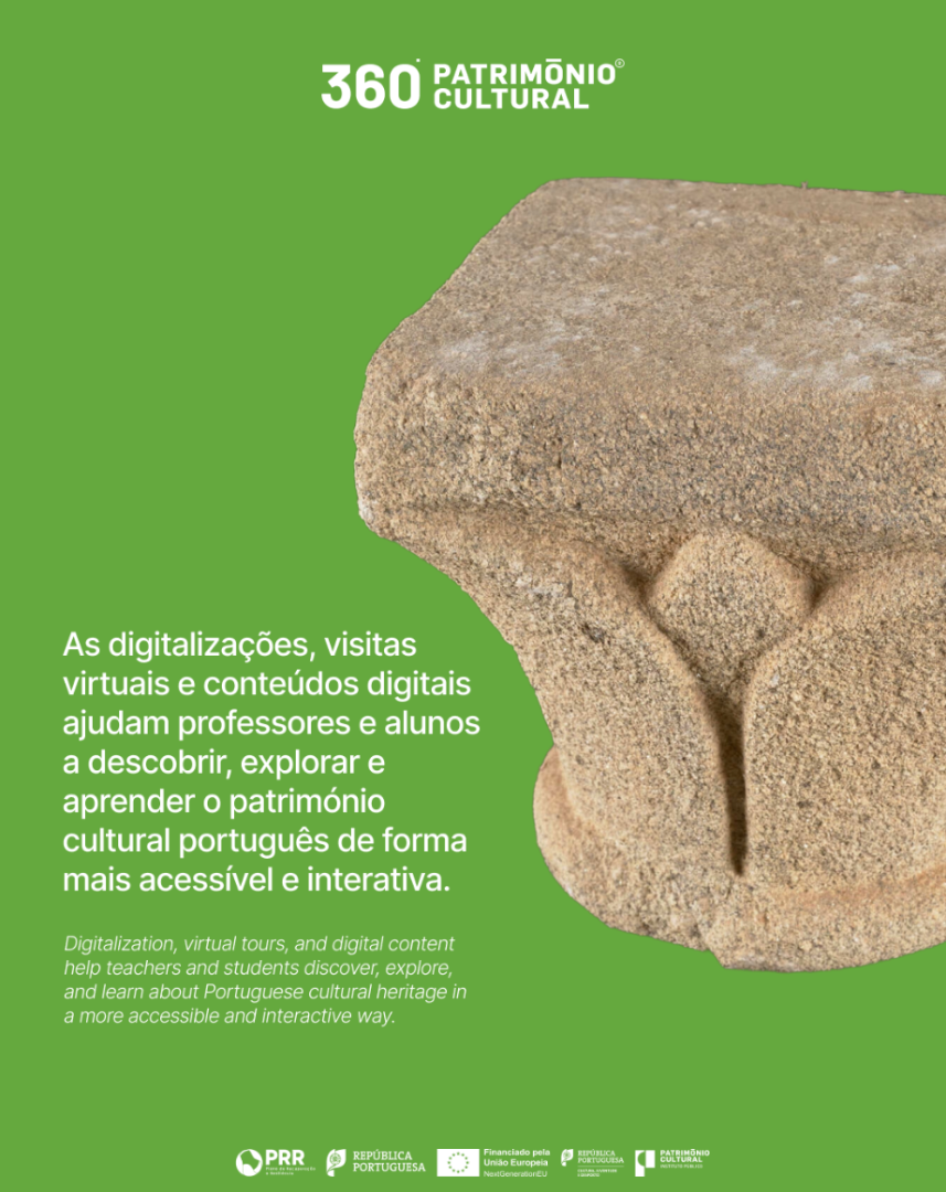 Projeto PATRIMÓNIO CULTURAL 360® reforça a acessibilidade e a inclusão na transição digital do património cultural