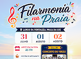 Filarmonia na Praia na Fortaleza da Vila da Luz