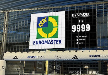 O “puntako” da publicidade chega ao padel com a Euromaster