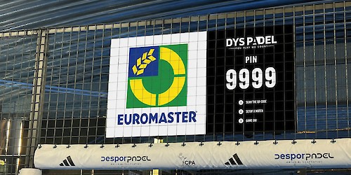 O “puntako” da publicidade chega ao padel com a Euromaster