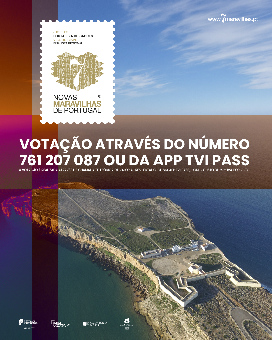 Fortaleza de Sagres presente na Final Regional das Novas 7 Maravilhas de Portugal