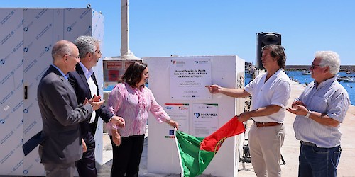 Secretário de Estado das Pescas e do Mar inaugurou ponte-cais do Porto de Pesca da Baleeira - Sagres