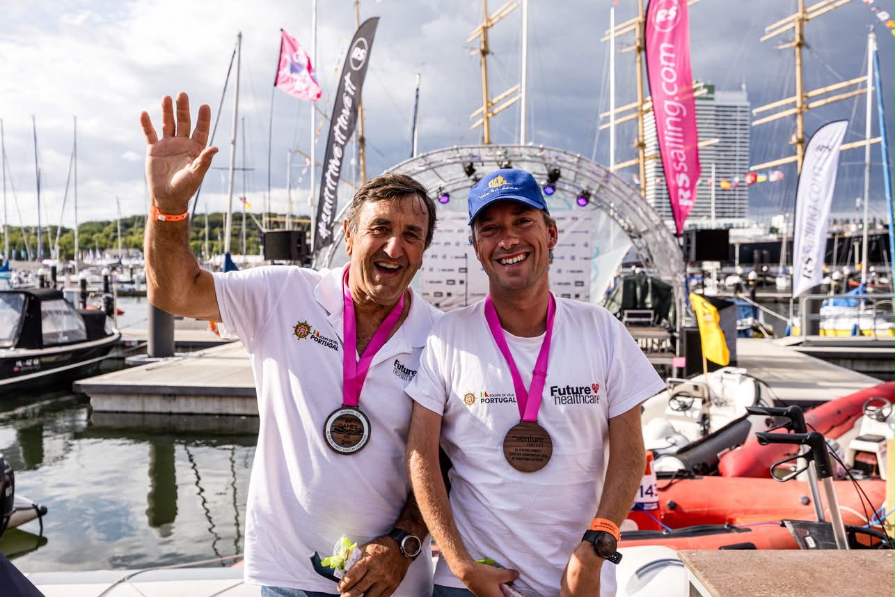 Vela Solidária conquista pódio no Campeonato da Europa de RS Venture Connect
