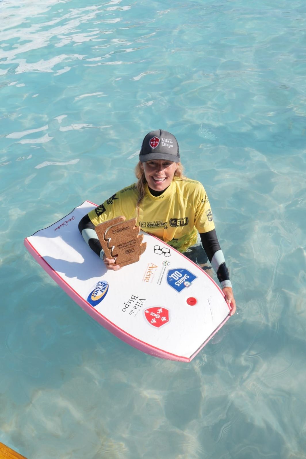 Joana Schenker 3ª classificada na 2ª etapa do Circuito Europeu Bodyboard ETB