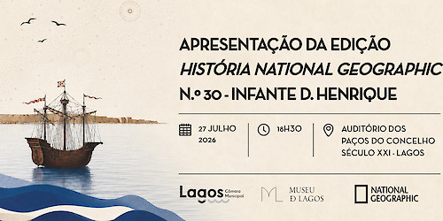 Revista História National Geographic dedicada ao Infante D. Henrique apresentada em Lagos