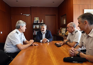 Lagos recebeu a visita institucional do Chefe do Estado-Maior do Exército