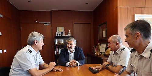 Lagos recebeu a visita institucional do Chefe do Estado-Maior do Exército