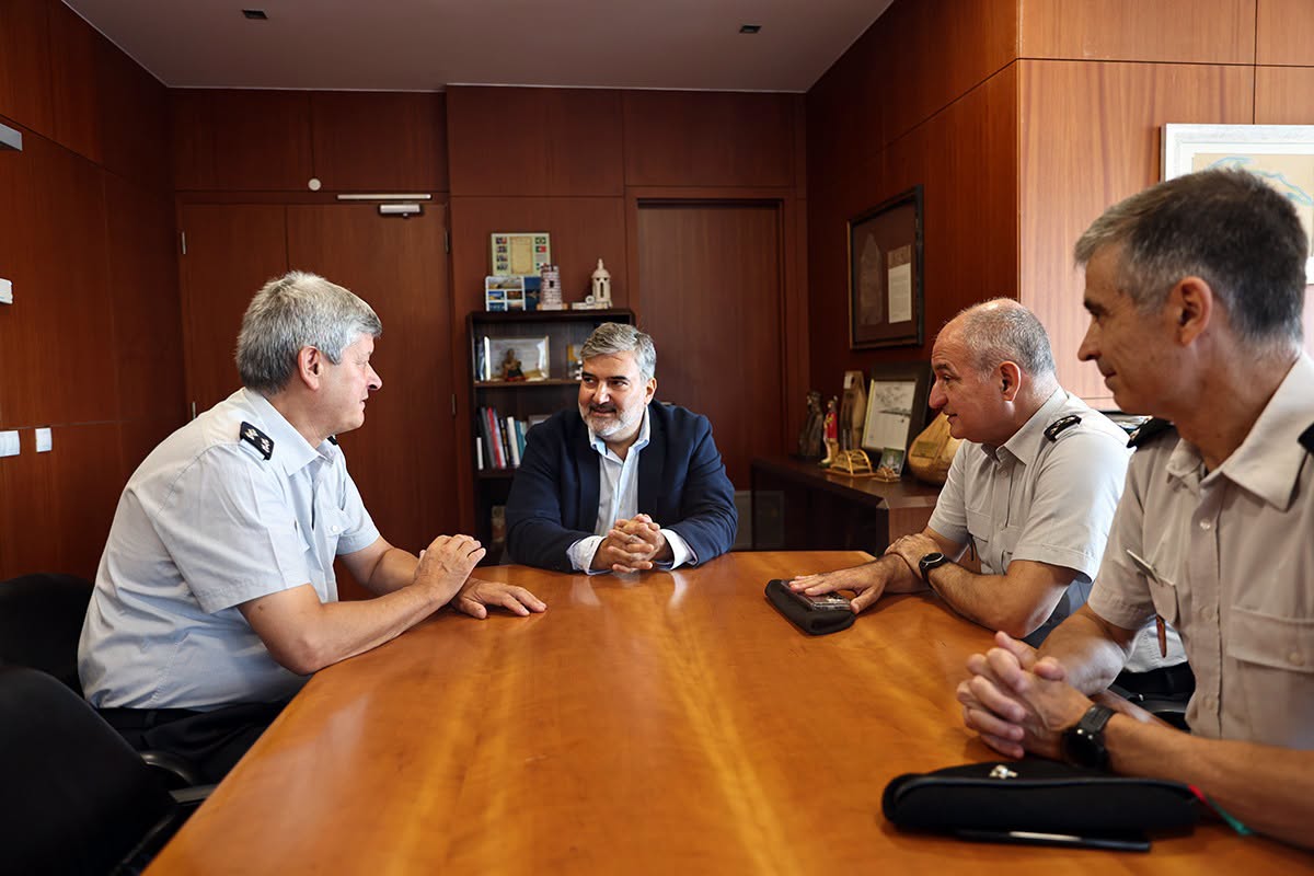 Lagos recebeu a visita institucional do Chefe do Estado-Maior do Exército